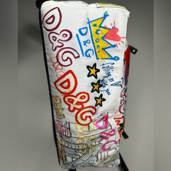 Dolce & Gabbana Printed Nylon Multicolor Backpack main image 5